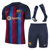 Kids Barcelona Home Soccer Jersey Whole Kit (Jersey+Shorts+Socks) 2022/23 Nike