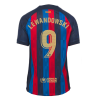 Men's Replica LEWANDOWSKI #9 Barcelona Home Soccer Jersey Shirt 2022/23 Nike