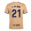Men's Replica F. DE JONG #21 Barcelona Away Soccer Jersey Shirt 2022/23 Nike