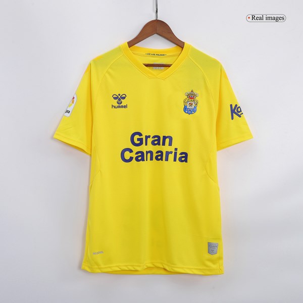 Men's Replica Las Palmas Home Soccer Jersey Shirt 2022/23 Hummel