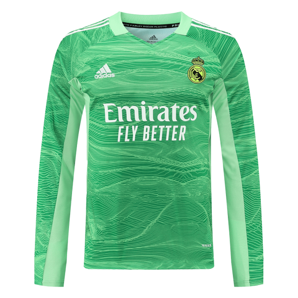 Men's Replica Real Madrid Goalkeeper Soccer Jersey Shirt 2021/22 Adidas