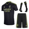 Men's Replica Real Madrid Third Away Soccer Jersey Whole Kit (Jersey+Shorts+Socks) 2022/23 Adidas