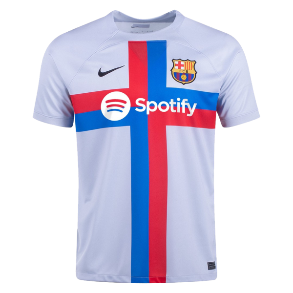 Men's Replica Barcelona Third Away Soccer Jersey Shirt 2022/23 Nike