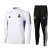 Kids Real Madrid Zipper
Tracksuit Sweat Shirt Kit(Top+Pants) 2022/23 Adidas