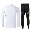 Kids Real Madrid Zipper
Tracksuit Sweat Shirt Kit(Top+Pants) 2022/23 Adidas