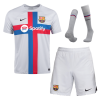 Men's Replica Barcelona Third Away Soccer Jersey Whole Kit (Jersey+Shorts+Socks) 2022/23 Nike