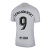 Men's Replica LEWANDOWSKI #9 Barcelona Third Away Soccer Jersey Shirt 2022/23 Nike