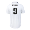Men's Authentic BENZEMA #9 Real Madrid Home Soccer Jersey Shirt 2022/23 Adidas