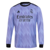 Men's BENZEMA #9 Real Madrid Away Soccer Long Sleeves Jersey Shirt 2022/23 Adidas