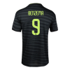Men's Replica BENZEMA #9 Real Madrid Third Away Soccer Jersey Shirt 2022/23 Adidas