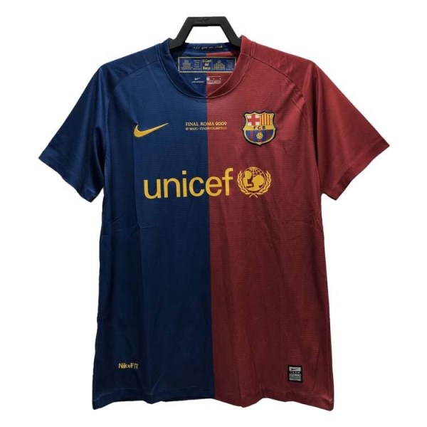 UCL Men's Retro 2008/09 Barcelona Home Soccer Jersey Shirt Nike