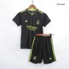 Kids ALABA #4 Real Madrid Third Away Soccer Jersey Kit (Jersey+Shorts) 2022/23 Adidas