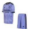 Kids ALABA #4 Real Madrid Away Soccer Jersey Kit (Jersey+Shorts) 2022/23 Adidas