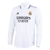Men's Authentic ALABA #4 Real Madrid Home Soccer Long Sleeves Jersey Shirt 2022/23 Adidas