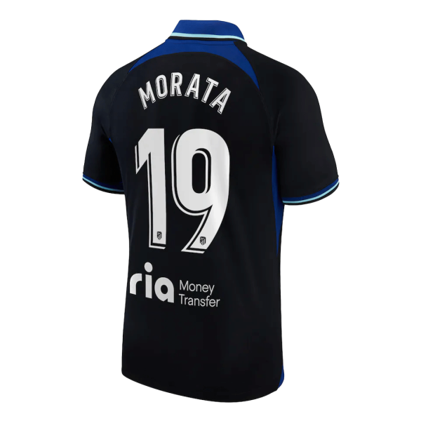 Men's Replica MORATA #19 Atletico Madrid Away Soccer Jersey Shirt 2022/23 Nike