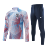 Men's Barcelona Zipper Tracksuit Sweat Shirt Kit (Top+Trousers) 2022/23 Nike