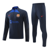 Men's Barcelona Zipper Tracksuit Sweat Shirt Kit (Top+Trousers) 2022/23 Nike