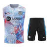 Men's Barcelona Soccer Sleeveless Training Kit (Top+Shorts) 2022/23 Nike