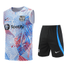 Men's Barcelona Soccer Sleeveless Training Kit (Top+Shorts) 2022/23 Nike