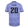Men's Replica VINI JR. #20 Real Madrid Away Soccer Jersey Shirt 2022/23 Adidas