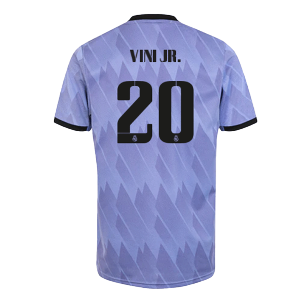 Men's Replica VINI JR. #20 Real Madrid Away Soccer Jersey Shirt 2022/23 Adidas
