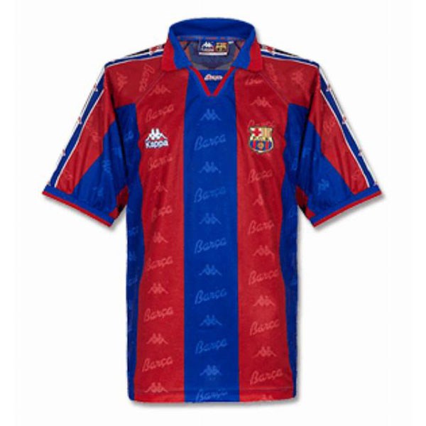 Men's Retro 1996/97 Barcelona Home Soccer Jersey Shirt Nike