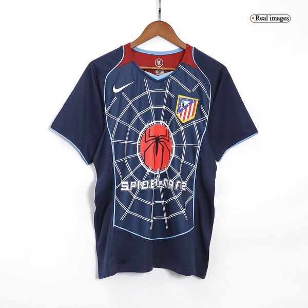 Men's Retro 2004/05 Atletico Madrid Away Soccer Jersey Shirt Nike