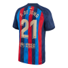 Men's Replica F. DE JONG #21 Barcelona Home Soccer Jersey Shirt 2022/23 Nike