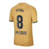 Men's Replica PEDRI #8 Barcelona Away Soccer Jersey Shirt 2022/23 Nike