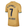 Men's Replica O.DEMBÉLÉ #7 Barcelona Away Soccer Jersey Shirt 2022/23 Nike