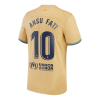 Men's Replica ANSU FATI #10 Barcelona Away Soccer Jersey Shirt 2022/23 Nike