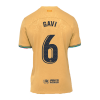 Men's Replica GAVI #6 Barcelona Away Soccer Jersey Shirt 2022/23 Nike