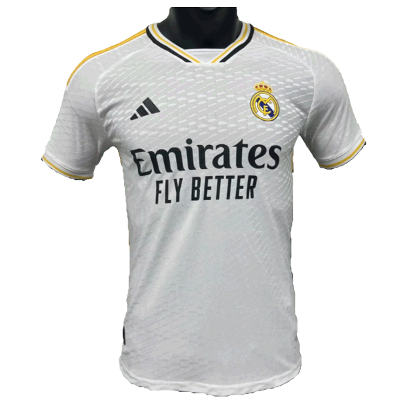 Men's Authentic Real Madrid Home Soccer Jersey Shirt 2023/24 Adidas