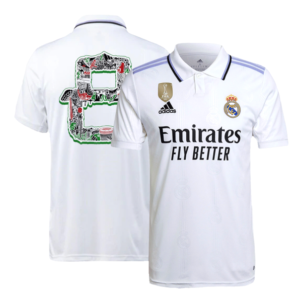 Men's Replica Unique #8 Real Madrid Special Club World Cup Soccer Jersey Shirt 2022/23 Adidas