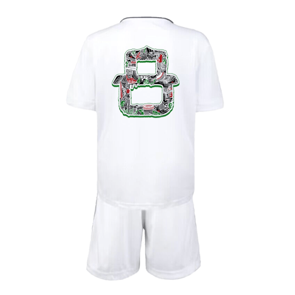 Kids Unique #8 Real Madrid Soccer Jersey Kit (Jersey+Shorts) 2022/23 Adidas