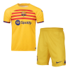 Men's Replica Barcelona Fourth Away Soccer Jersey Kit (Jersey+Shorts) 2022/23 Nike