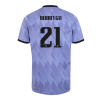 Men's Replica RODRYGO #21 Real Madrid Away Soccer Jersey Shirt 2022/23 Adidas