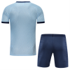 Atletico Madrid Style Customize Team Light Blue Soccer Jerseys Kit(Shirt+Short) | Atletico Madrid