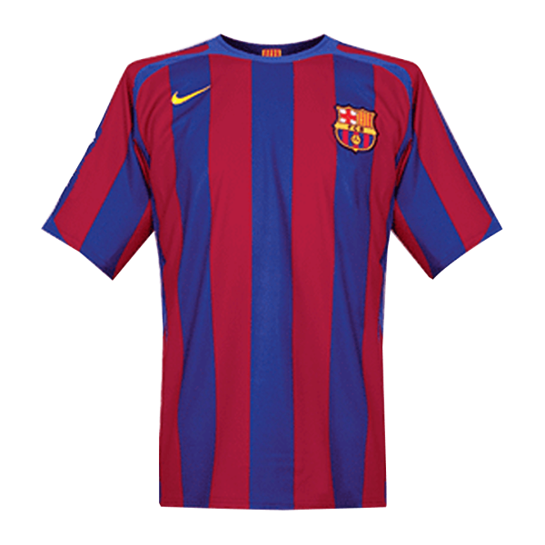Men's Retro 2005/06 Barcelona Home Soccer Jersey Shirt Nike