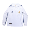 Men's Retro 2001/02 Replica Real Madrid Home Long Sleeves Soccer Jersey Shirt Adidas