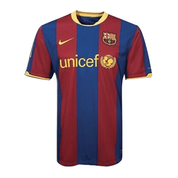 Men's Retro 2010/11 Barcelona Home Soccer Jersey Shirt Nike