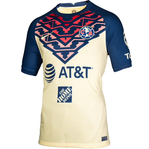 Men's Replica Club America Aguilas Home Soccer Jersey Shirt 2021/22 Nike
