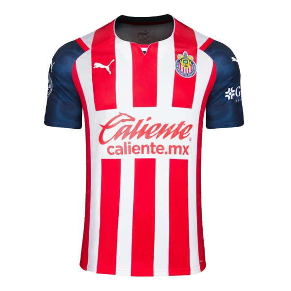 Men's Replica Chivas Guadalajara Home Soccer Jersey Shirt 2021/22 Puma