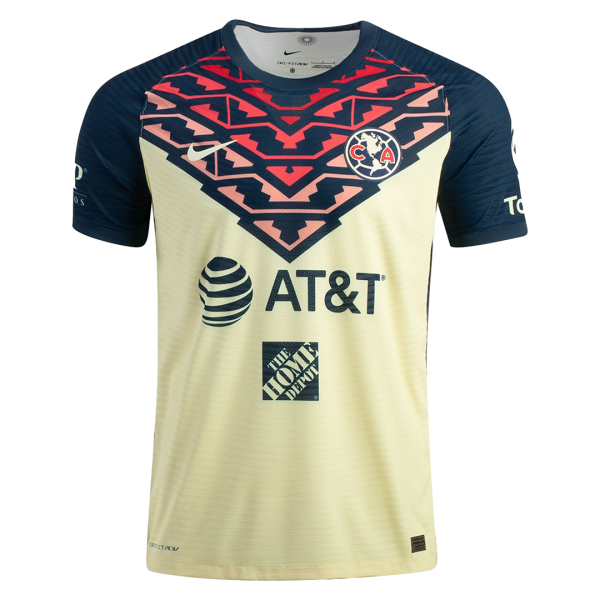 Men's Authentic Club America Aguilas Home Soccer Jersey Shirt 2021/22 Nike