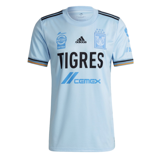 Men's Replica Tigres UANL Away Soccer Jersey Shirt 2021/22 Adidas