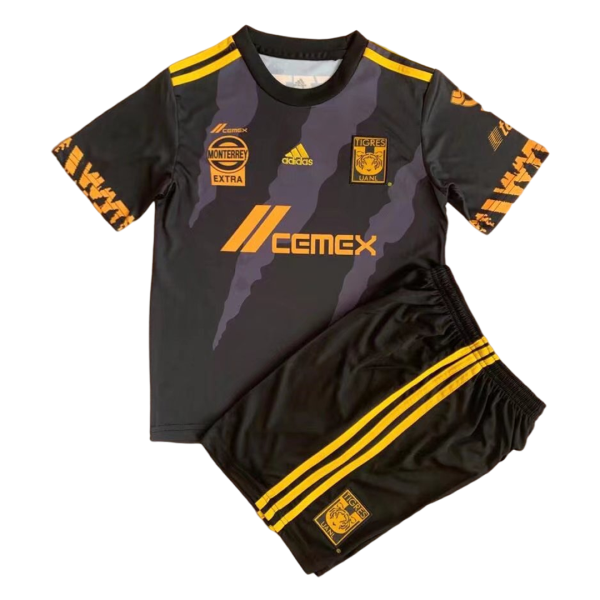 Kids Tigres UANL Third Away Soccer Jersey Kit (Jersey+Shorts) 2021/22 Adidas