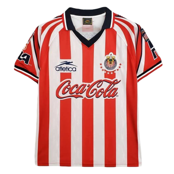Men's Retro 1998/99 Chivas Home Soccer Jersey Shirt
