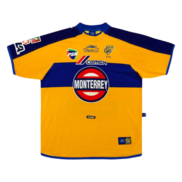 Men's Retro 2001/02 Tigres UANL Home Soccer Jersey Shirt Adidas