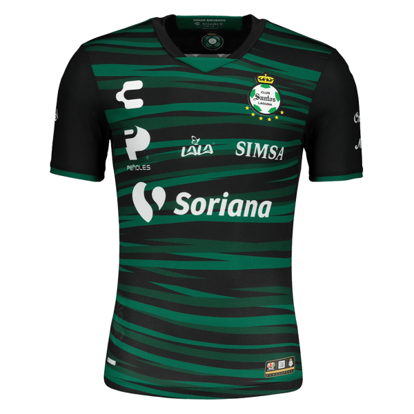 Men's Replica Santos Laguna Away Soccer Jersey Shirt 2022/23 Charly