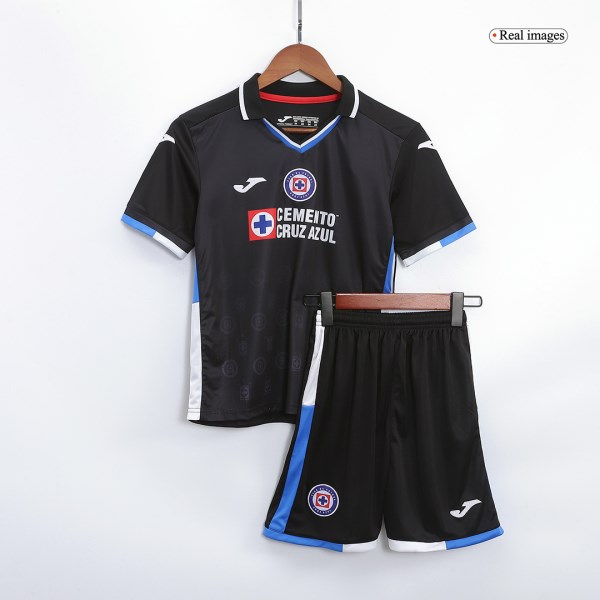 Kids Cruz Azul Third Away Soccer Jersey Kit (Jersey+Shorts) 2022/23 Joma